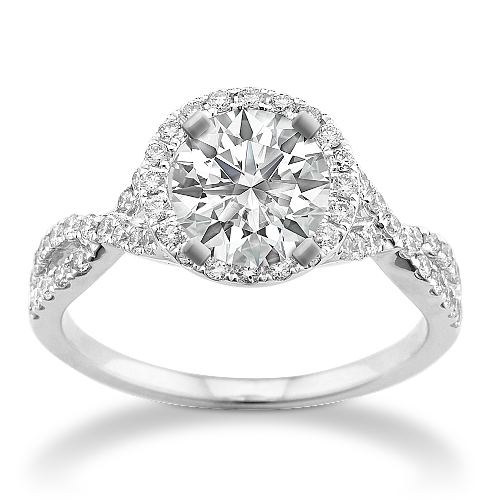 Catalina Engagement Ring (For 1 1/2 ct. Round)