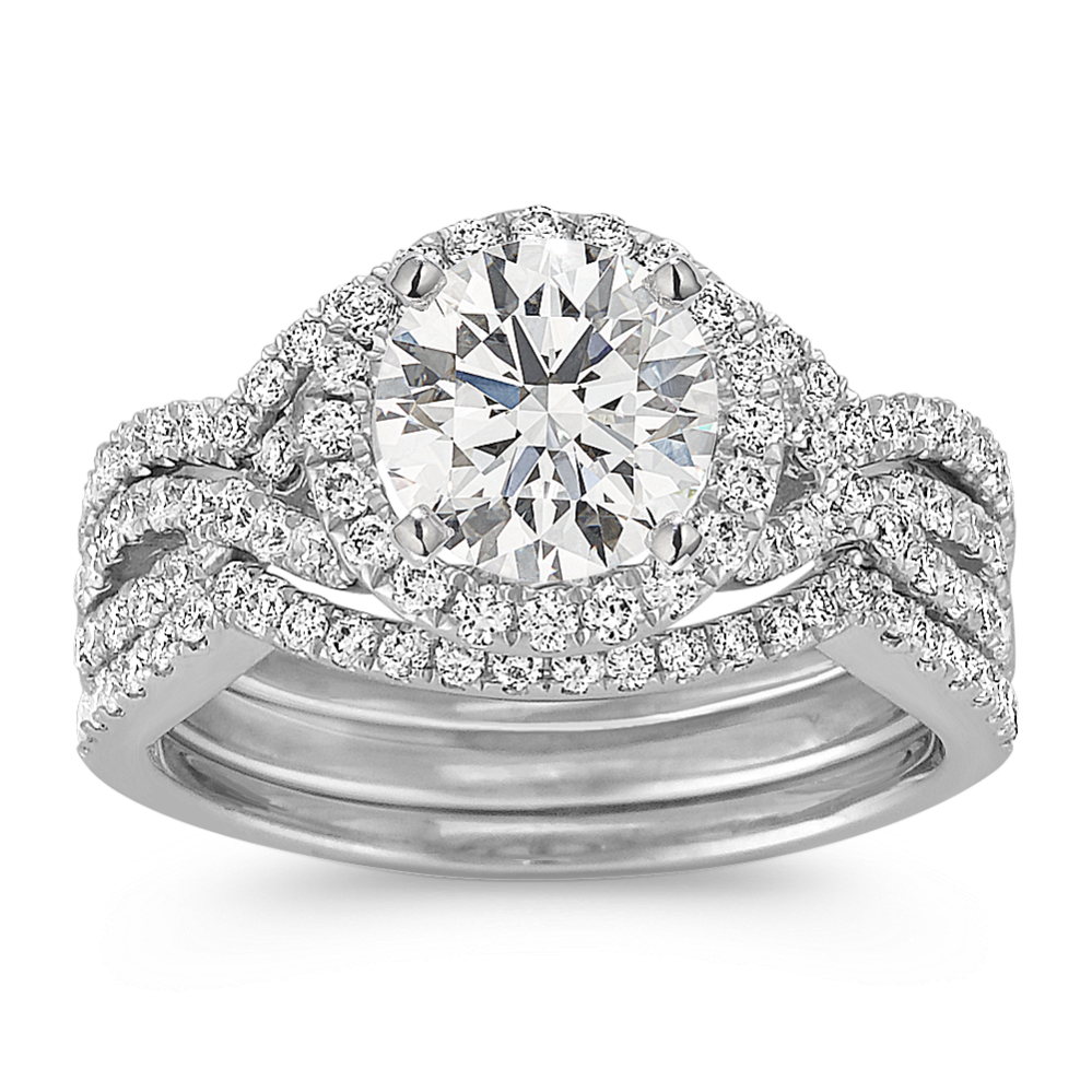 Catalina Double Band Wedding Set