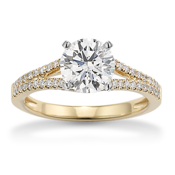 Claribel Split-Shank Engagement Ring