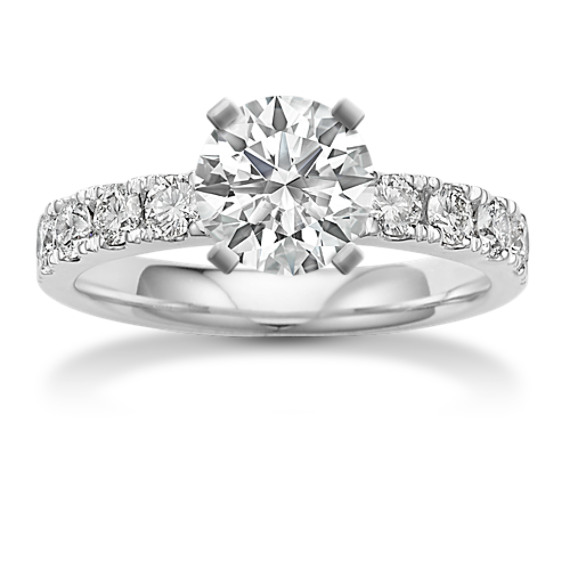 Spellbound Diamond Engagement Ring in Platinum