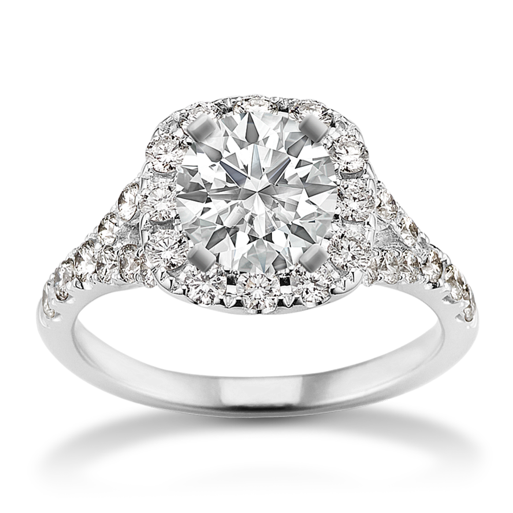 Contessa Halo Engagement Ring