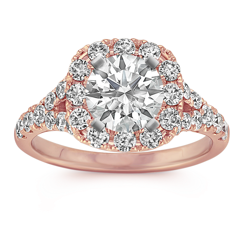 Contessa Halo Engagement Ring