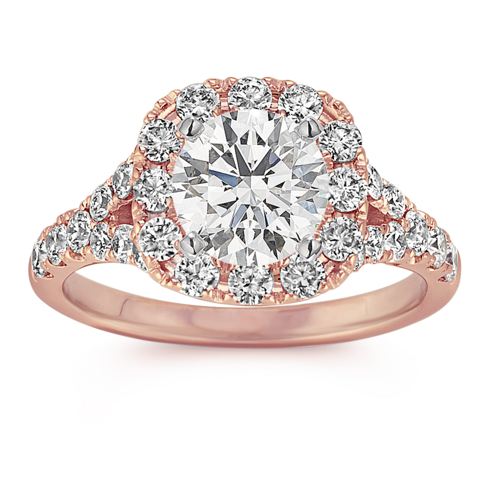 Contessa Halo Engagement Ring
