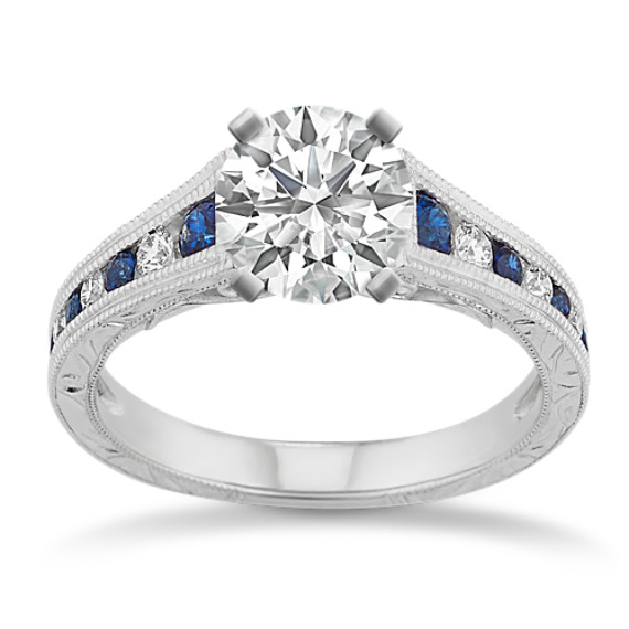 vintage engagement rings sapphire