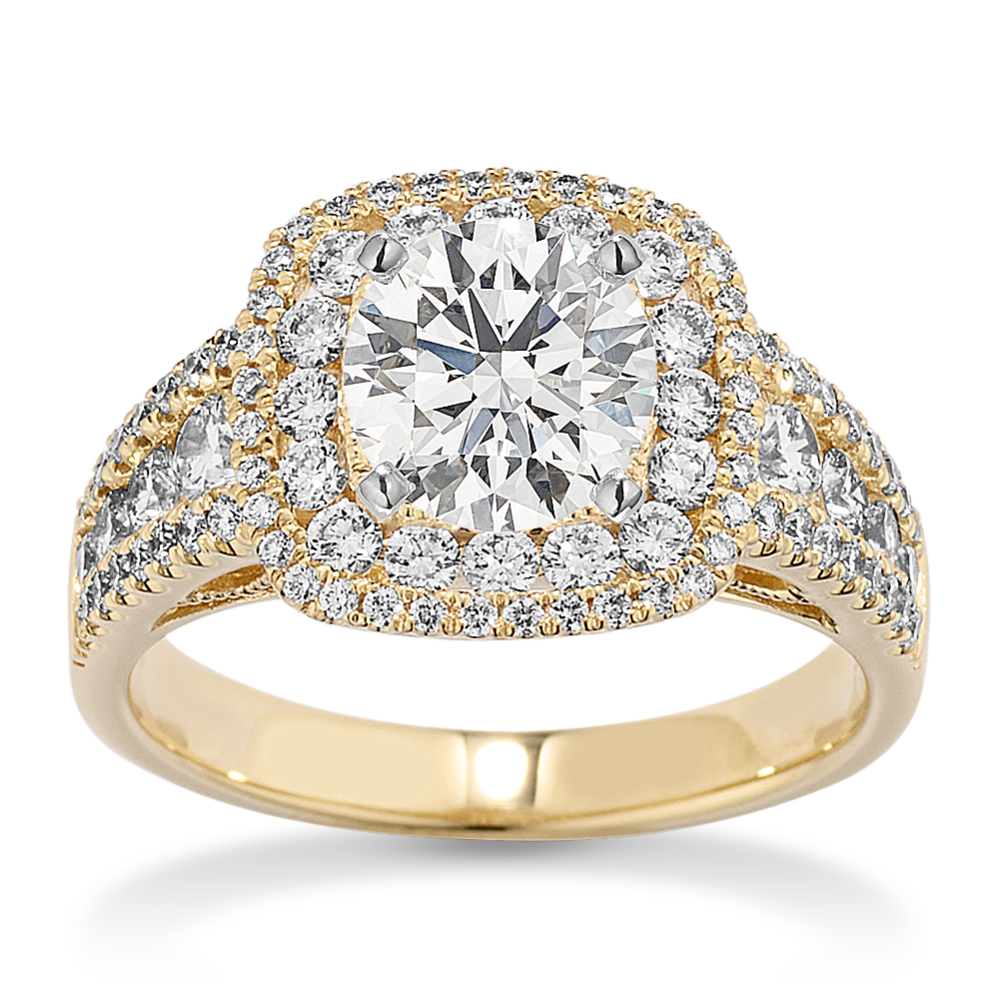 Maxine Double Halo Engagement Ring