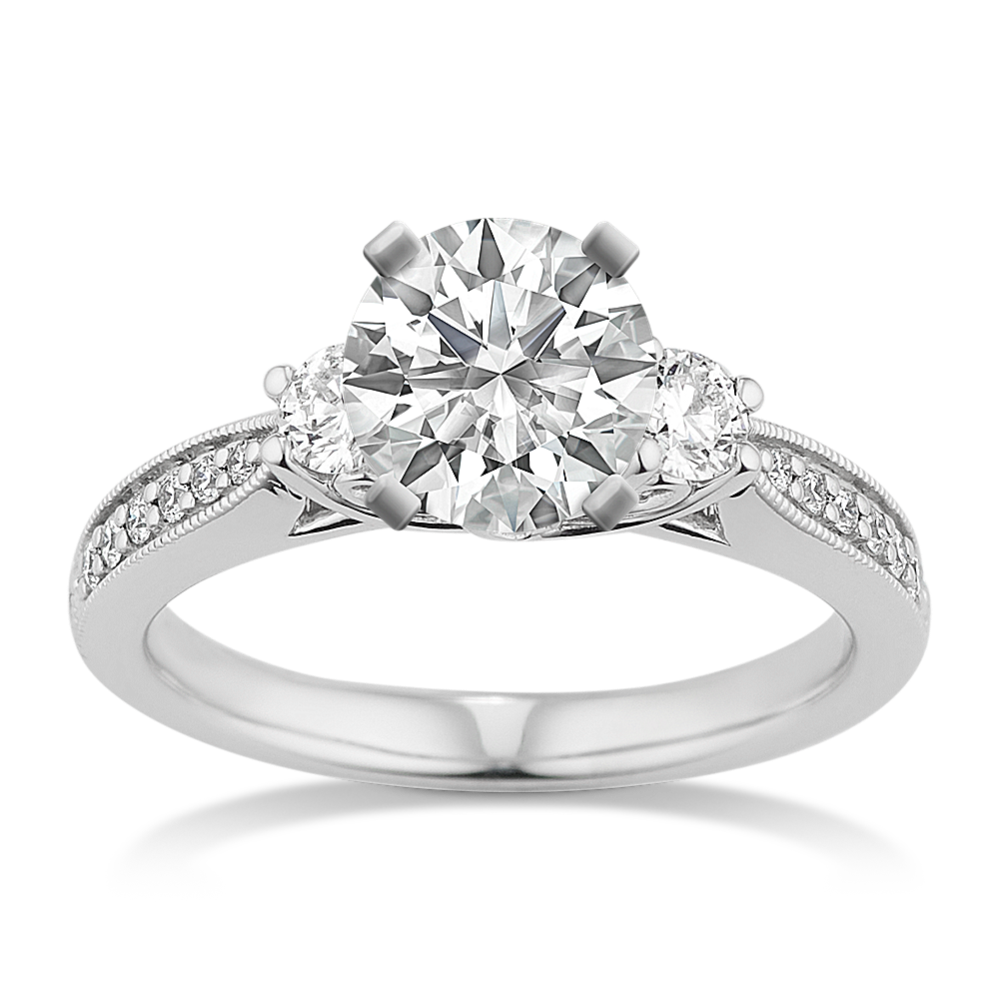 Abigail Three-Stone Engagement Ring