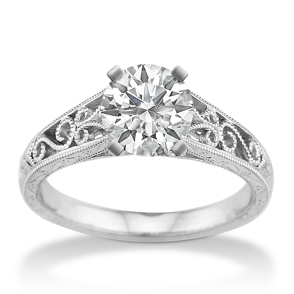 June Cathedral Engagement Ring