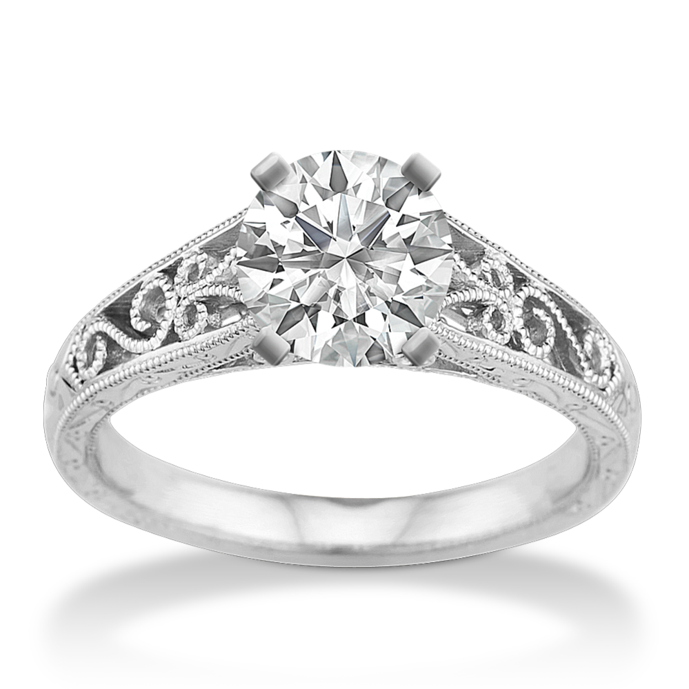 June Cathedral Engagement Ring