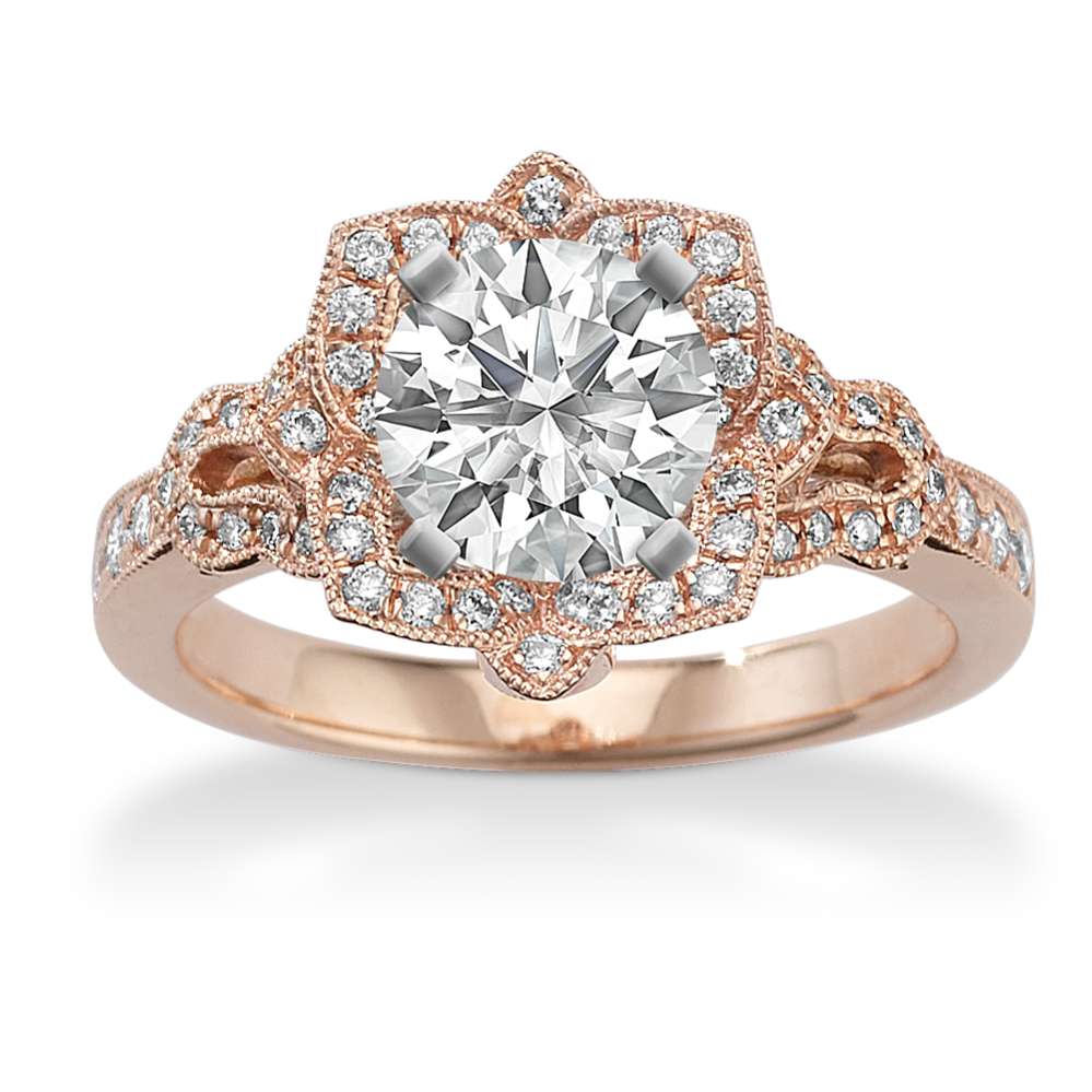 Cherry blossom engagement ring sale