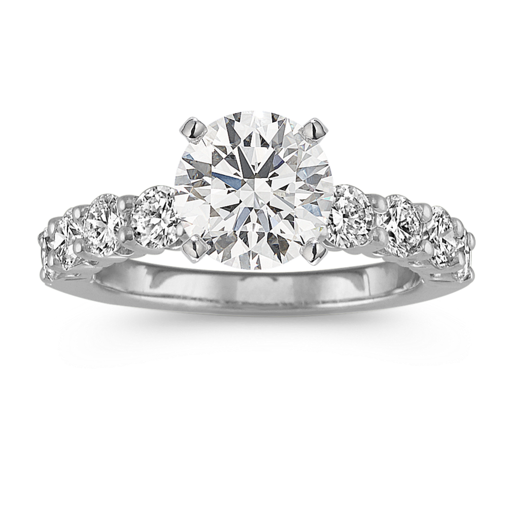 Eve Engagement Ring (0.90 tcw Diamond Accents)
