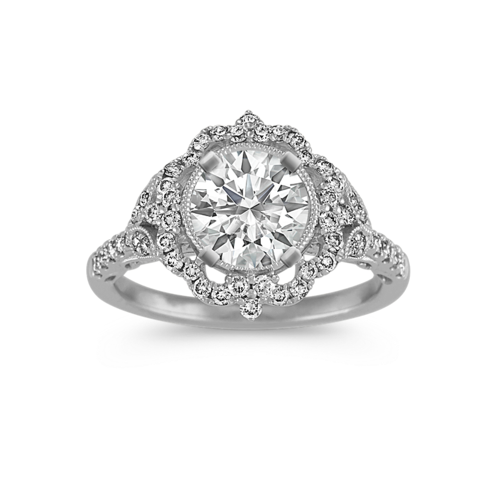 Vintage Natural Diamond Engagement Ring
