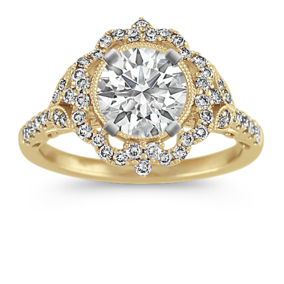Vintage Diamond Engagement Ring 
