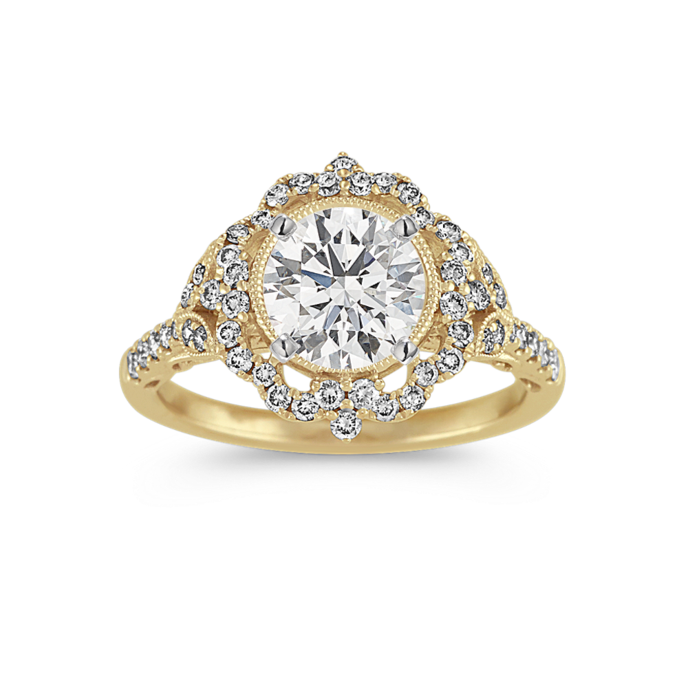 Vintage Diamond Engagement Ring Shane Co.