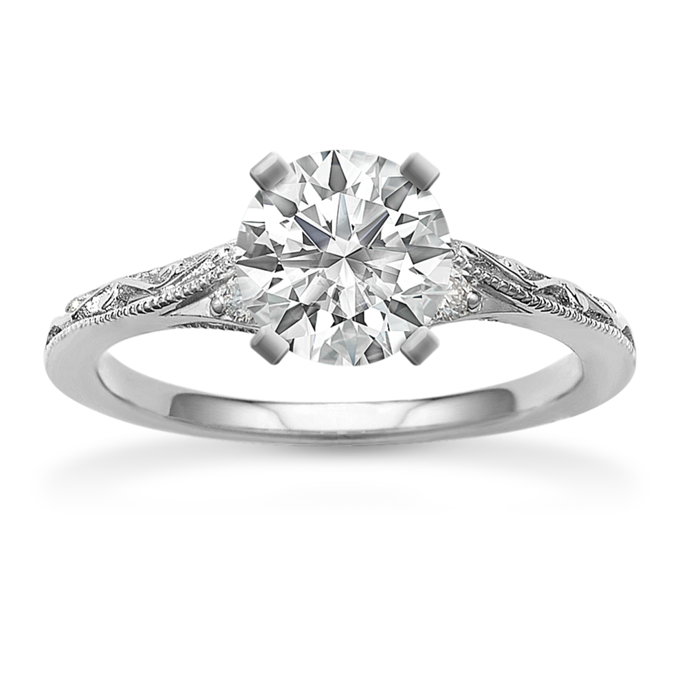 Vale Engagement Ring in Platinum
