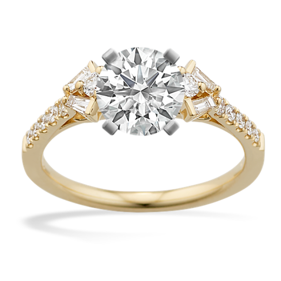 Coeur Classic Diamond Engagement Ring in 14k Yellow Gold