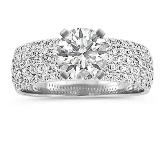 opera diamond engagement ring