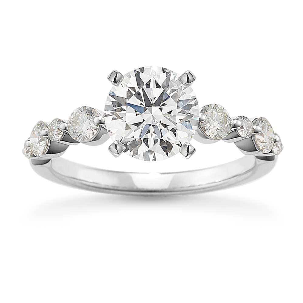 Delphine Engagement Ring (0.55tcw Diamond Accents)