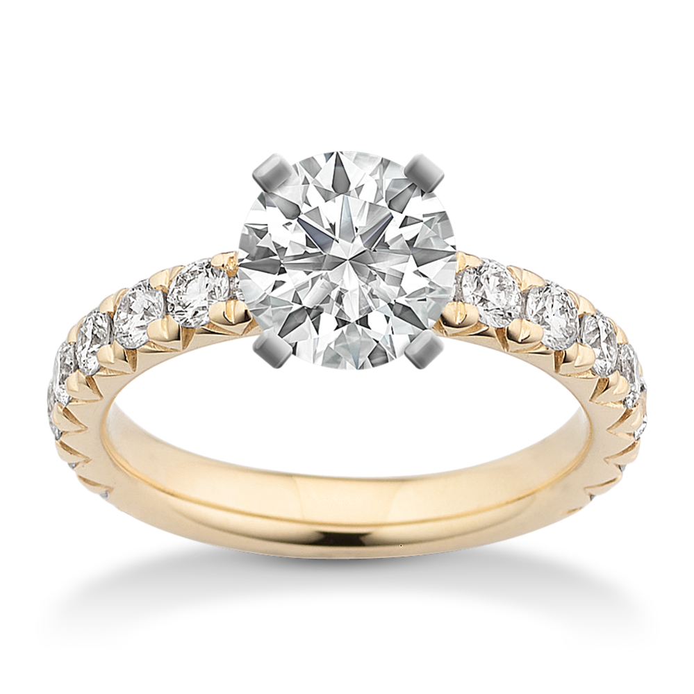 Chantal Engagement Ring (0.90 tcw Diamond Accents)