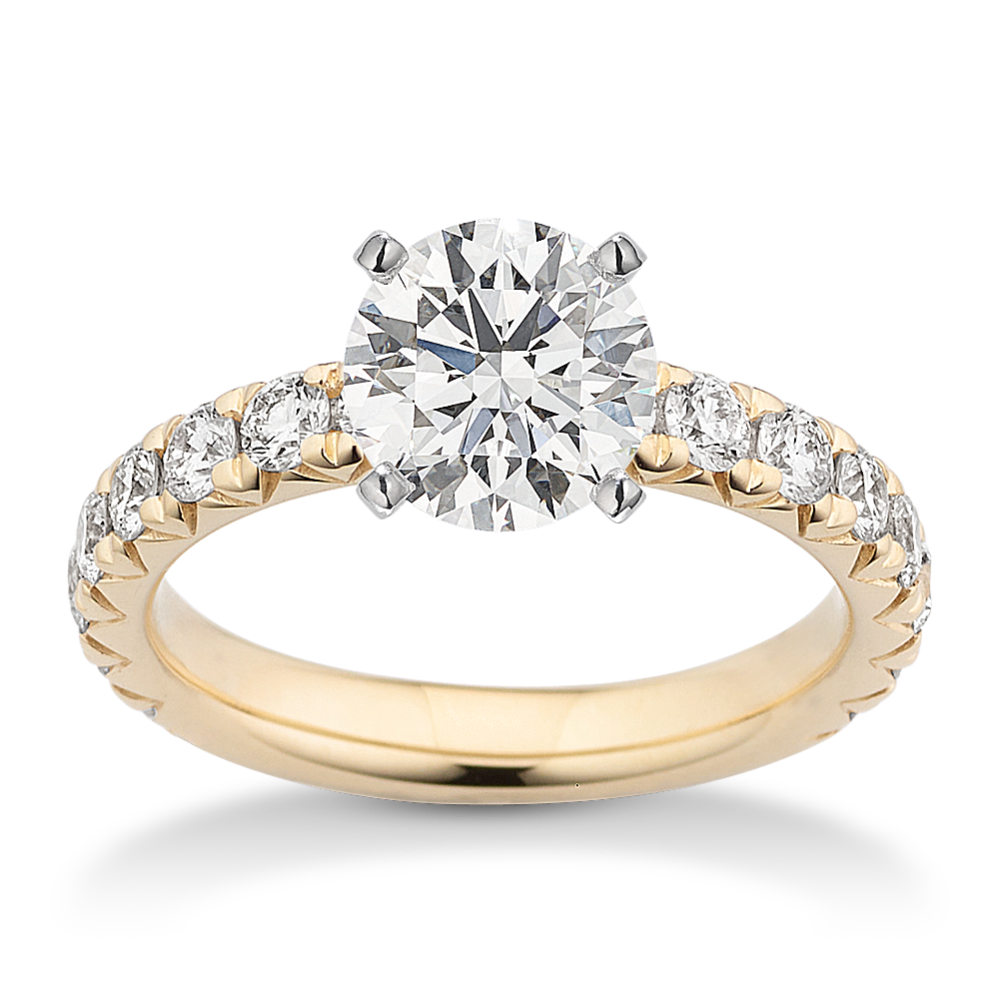 Chantal Engagement Ring (0.90 tcw Diamond Accents)