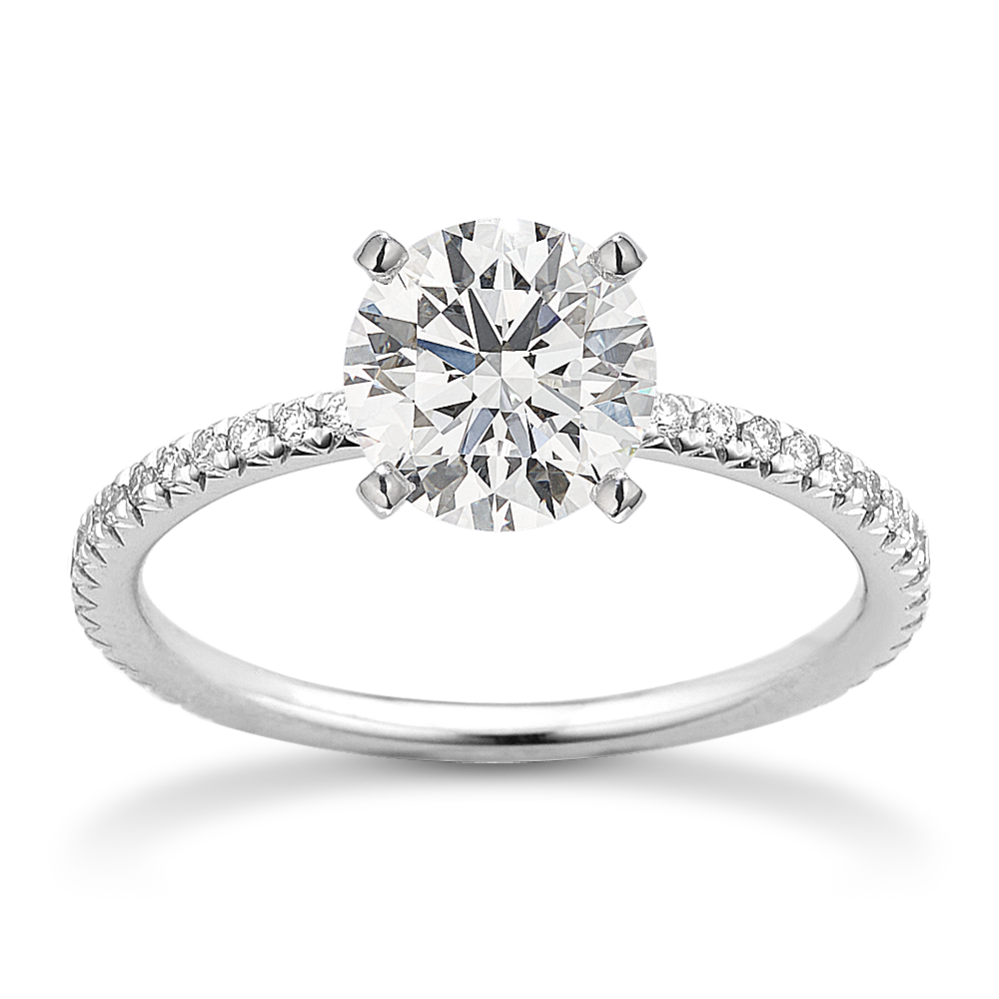 Chantal Engagement Ring (0.20 tcw Diamond Accents)
