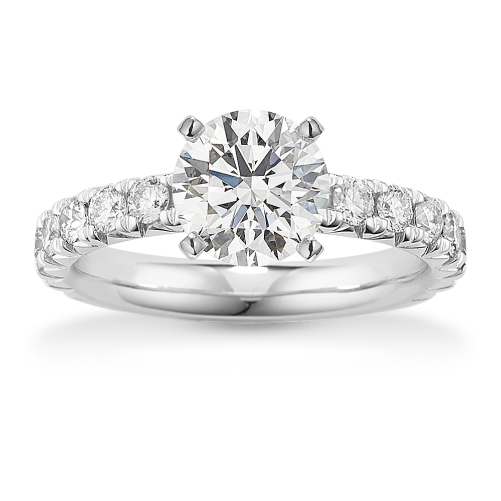 Chantal Engagement Ring (0.90 tcw Diamond Accents)