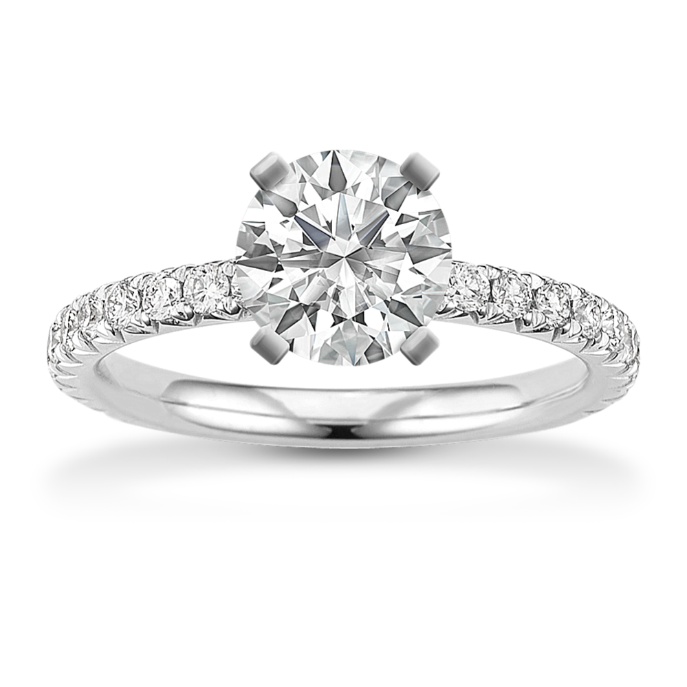 Chantal Engagement Ring (0.40 tcw Diamond Accents)