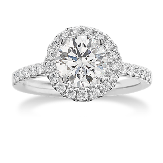 Vista Halo Engagement Ring for 1 ct Round