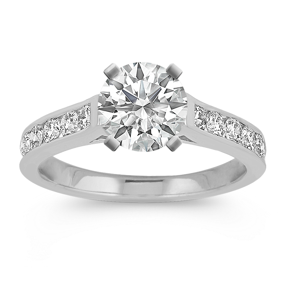Emerson Diamond Engagement Ring in Platinum