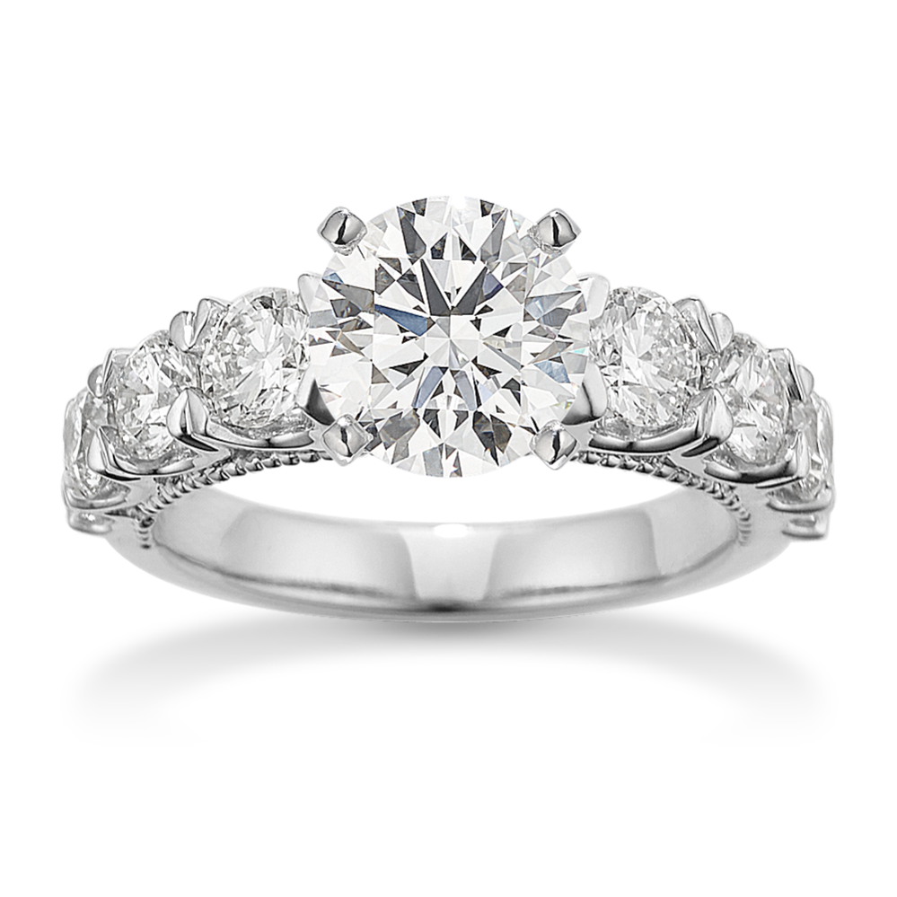 Eudora Engagement Ring in Platinum