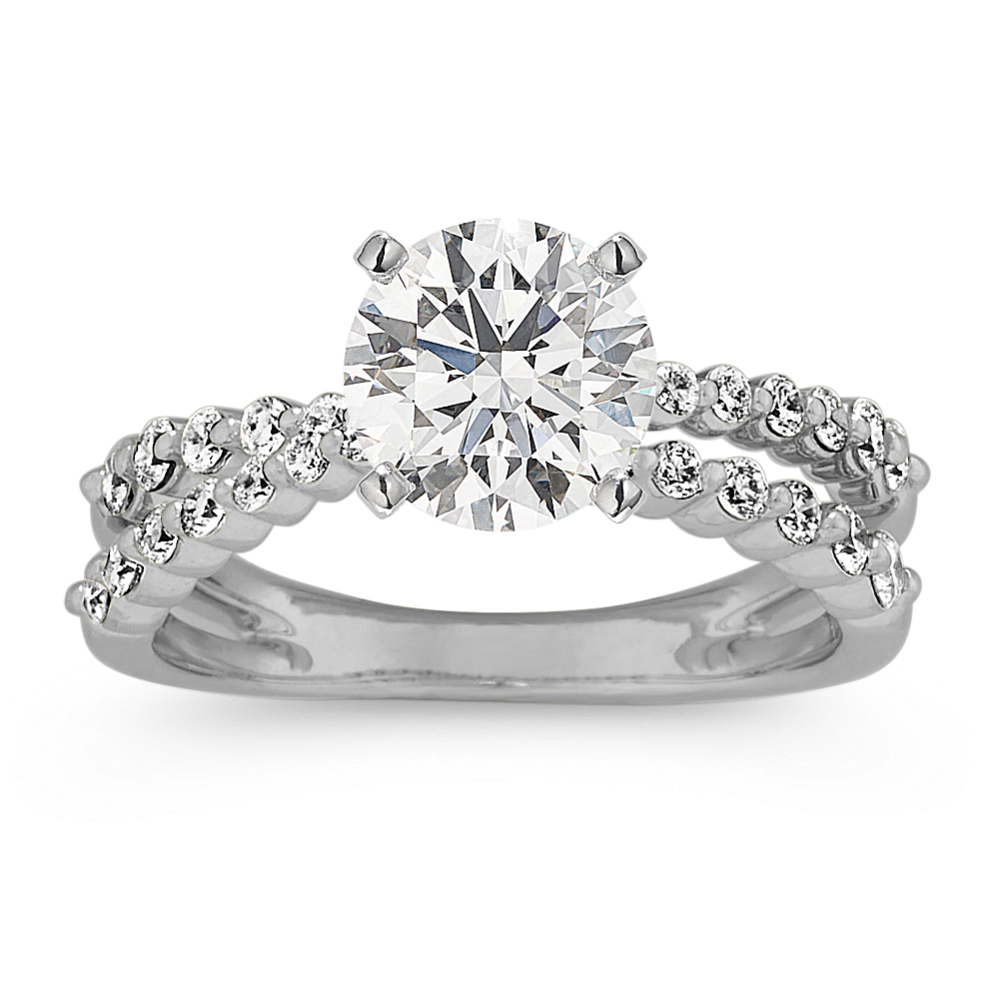 Voyage Crossover Engagement Ring