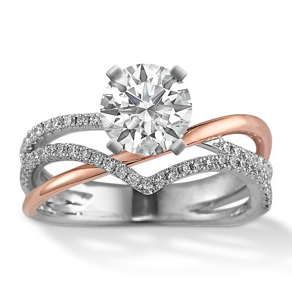 Crossover engagement deals ring