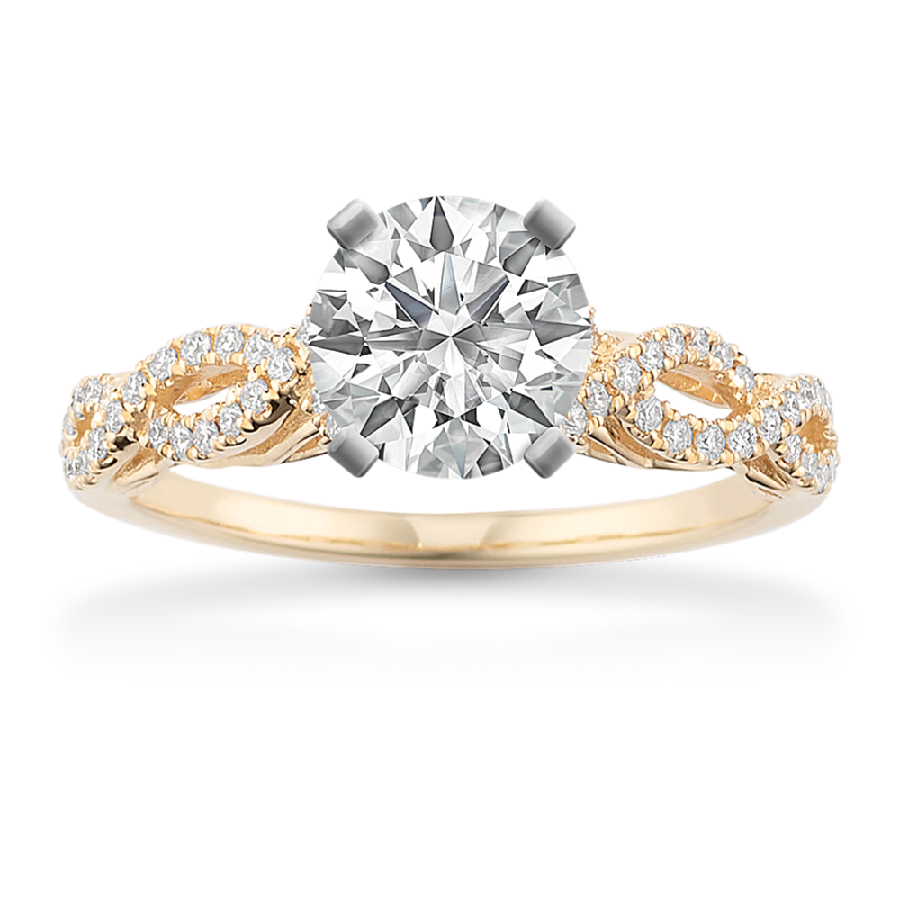 Savannah Infinity Engagement Ring Setting Price