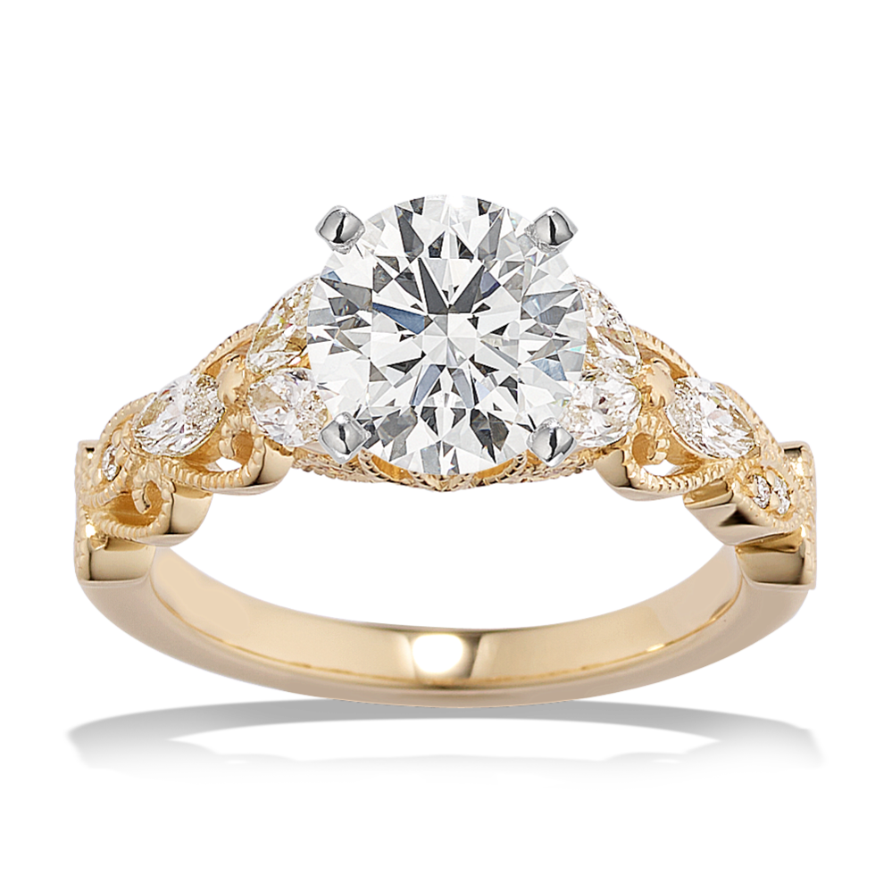 Diamond Vintage Engagement Ring