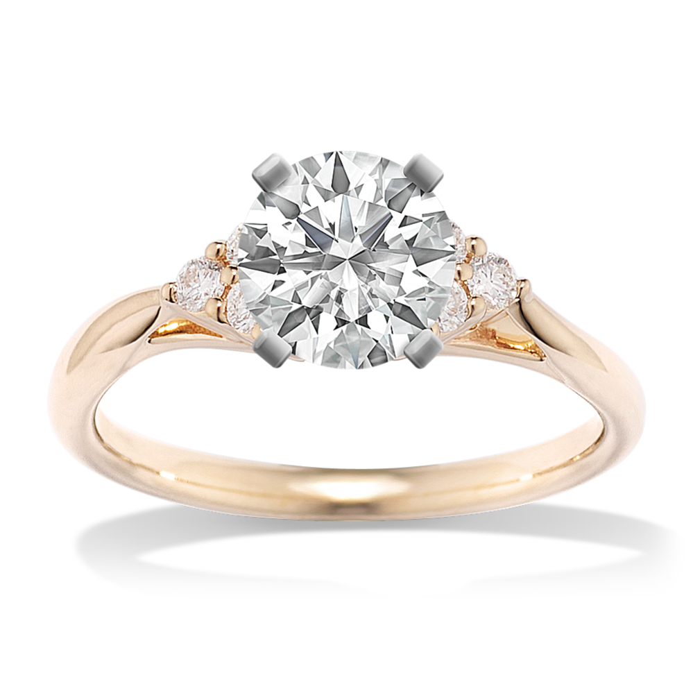 Diamond accent engagement rings store