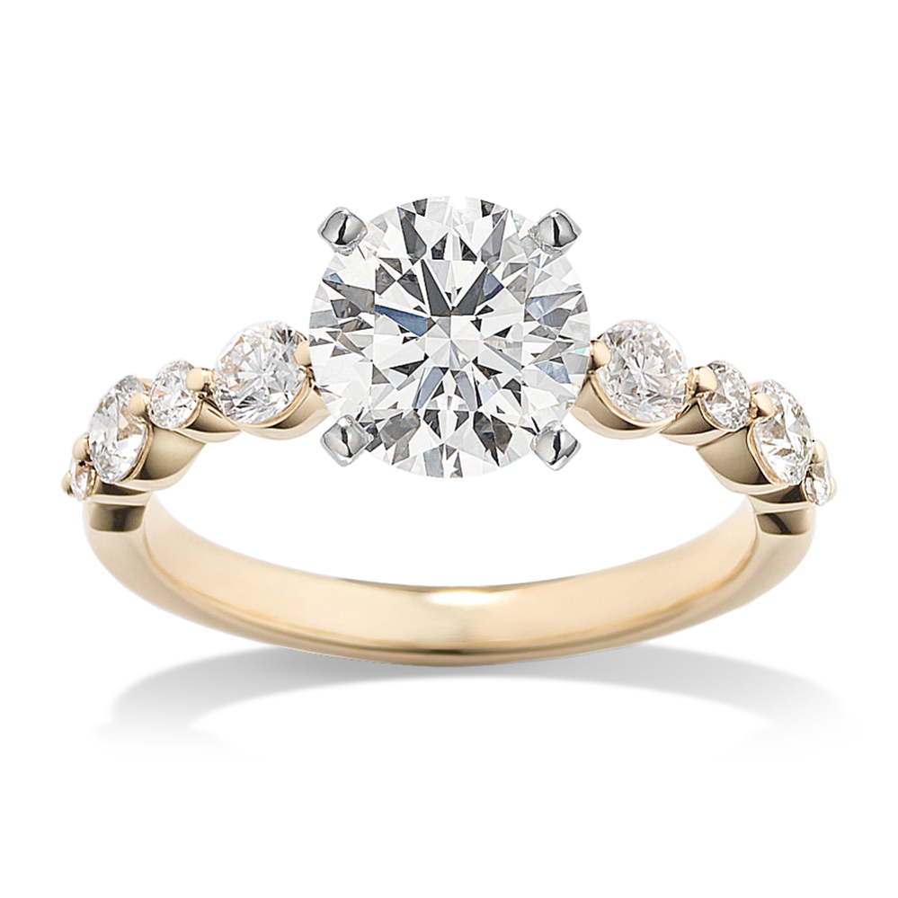 Delphine Engagement Ring (0.55tcw Diamond Accents)