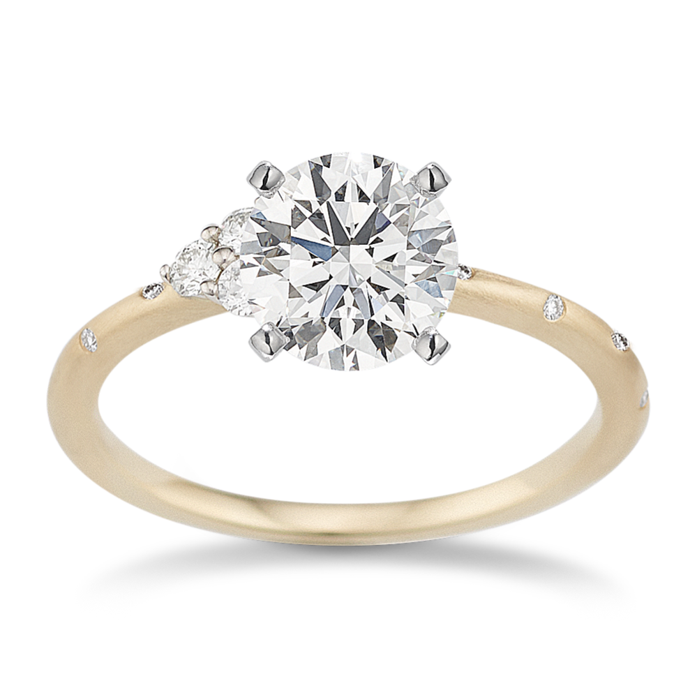 Atalanta Asymmetrical Engagement Ring