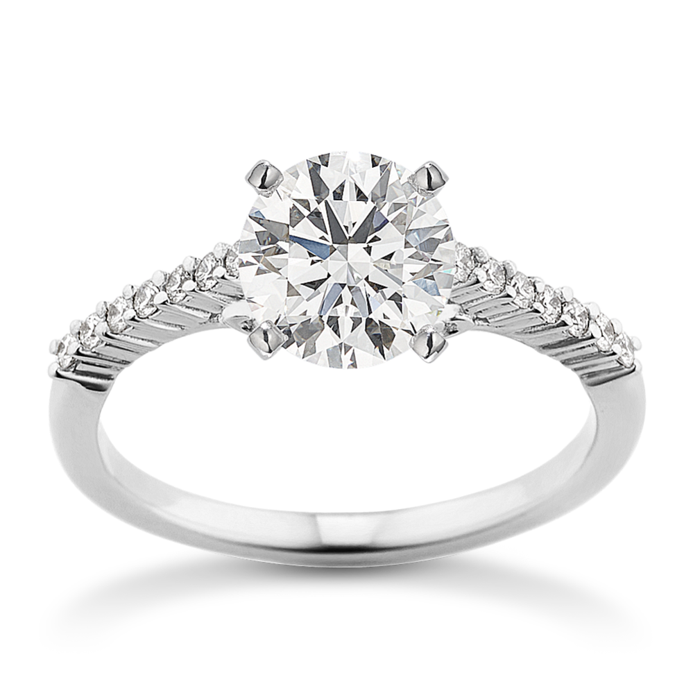 Infinity Cathedral Engagement Ring
