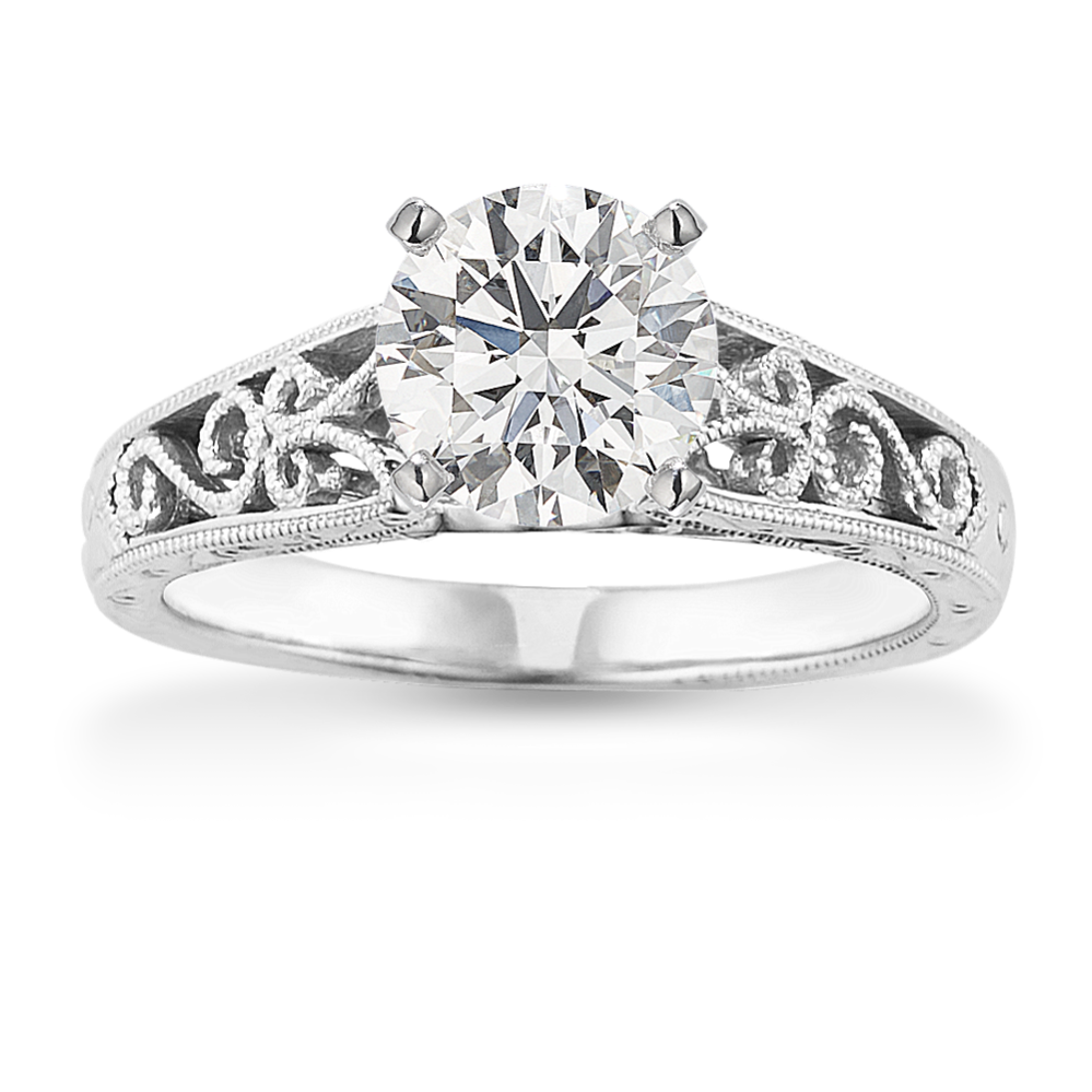 June Cathedral Engagement Ring