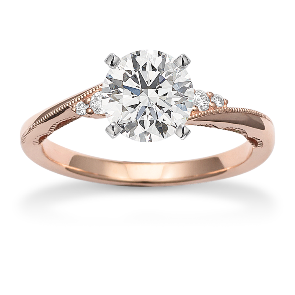 Plume Engagement Ring