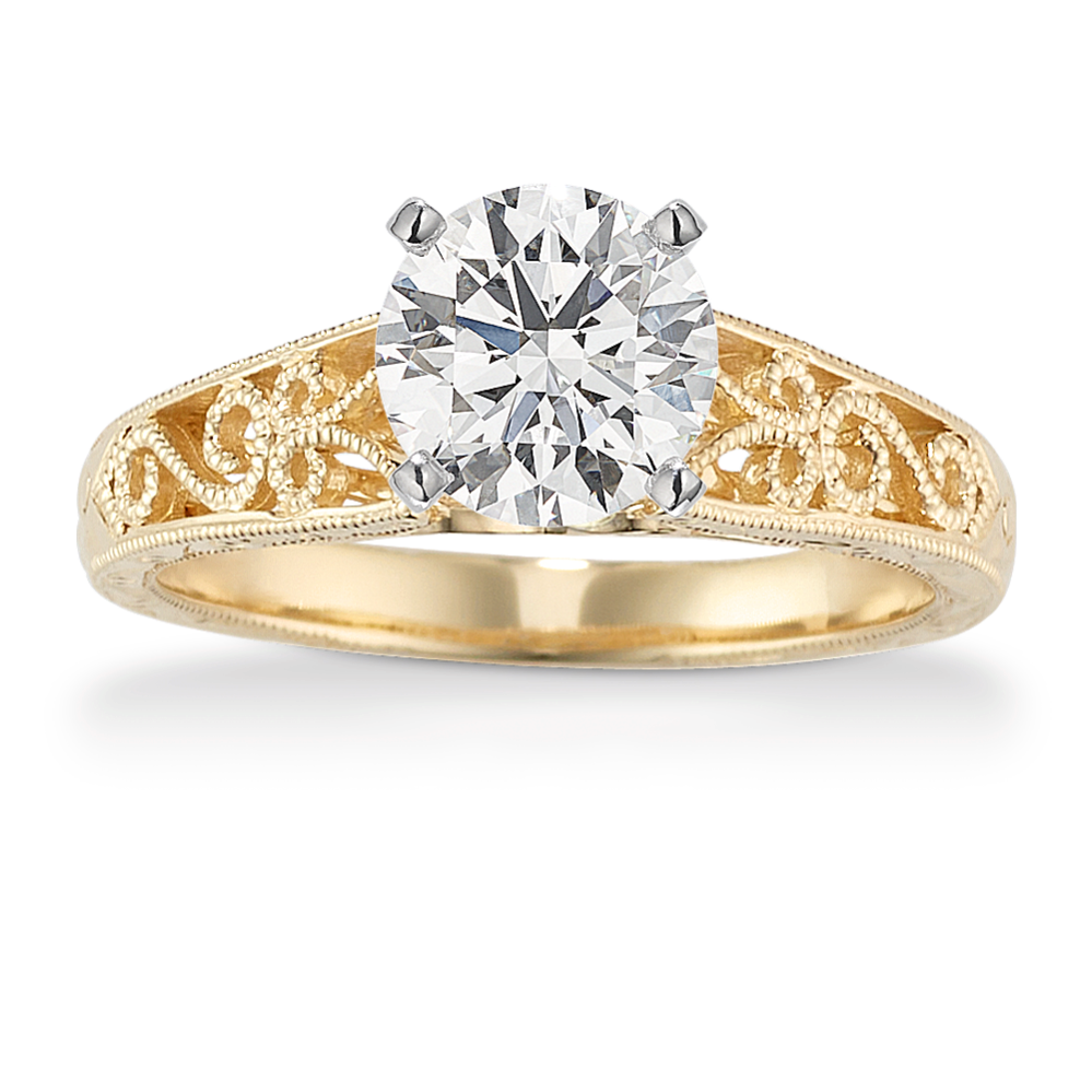 June Cathedral Engagement Ring