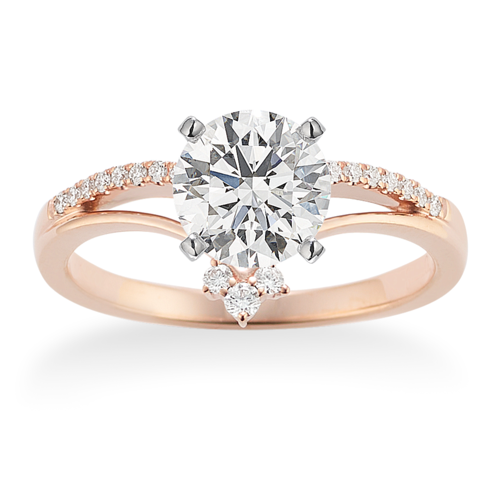 Duet Contour Engagement Ring