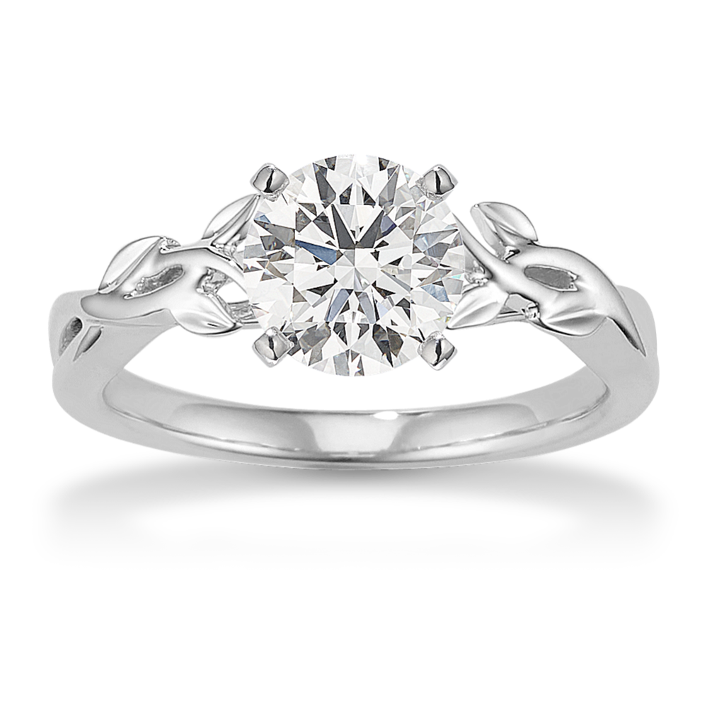 Aspen Cathedral Engagement Ring in Platinum