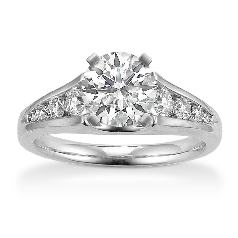 Avenue Engagement Ring 0.50 TCW Diamond Accents Setting Price