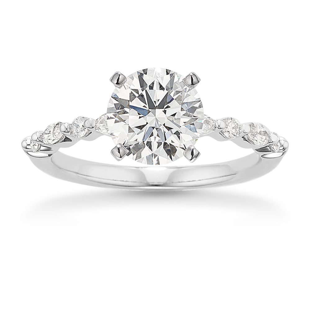 Privet Engagement Ring (1/3 tcw Diamond Accents)