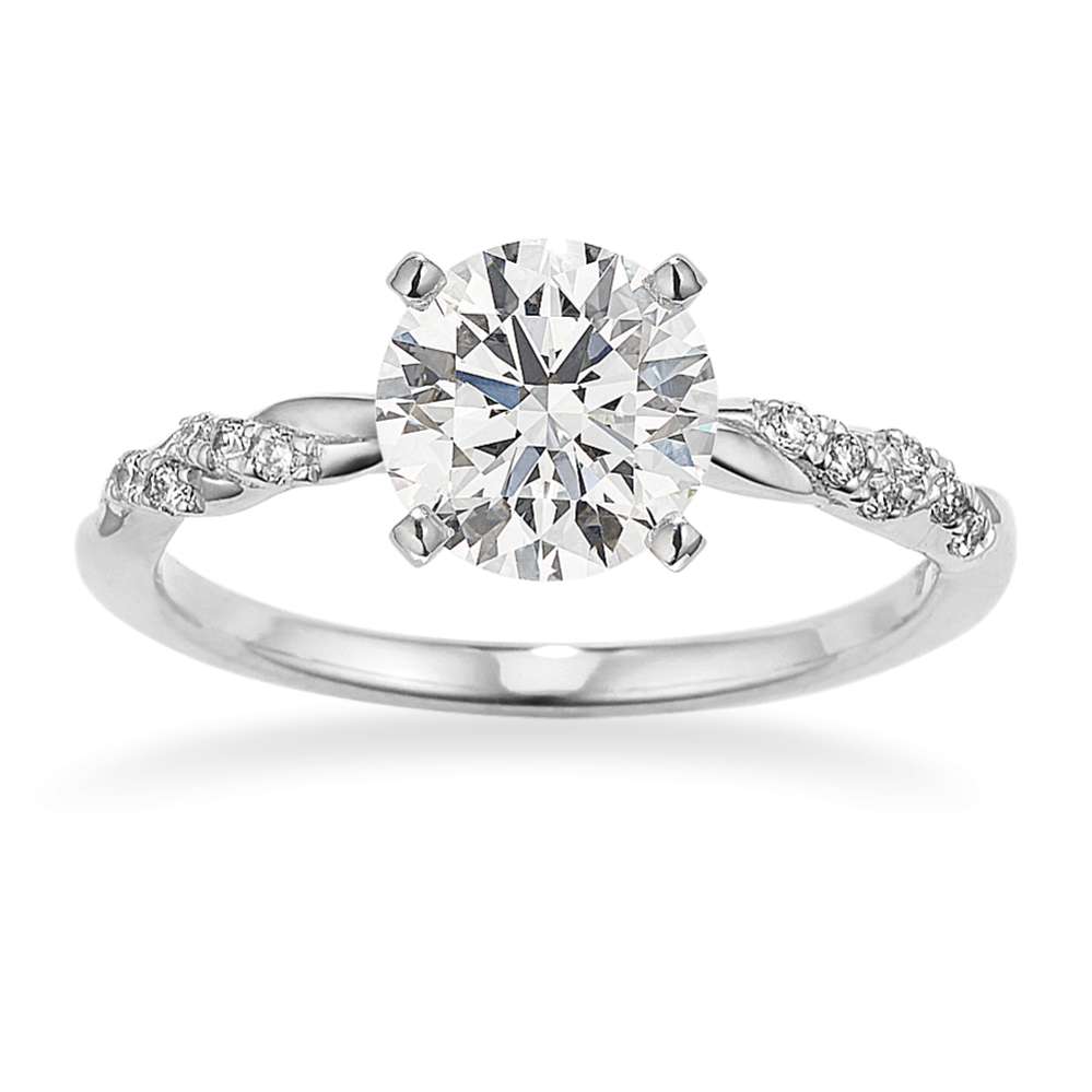 Fia Engagement Ring in Platinum