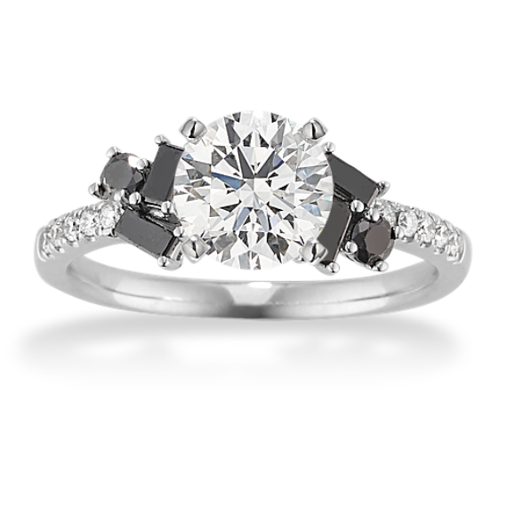Majesty Black Diamond Engagement Ring