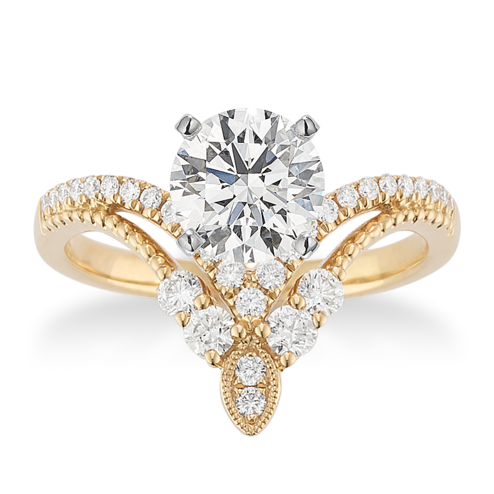 Marcella Contour Engagement Ring