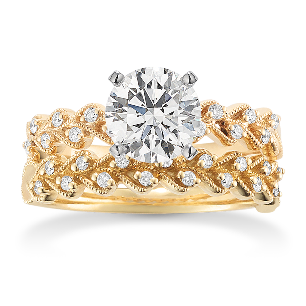 String-Of-Hearts Wedding Set