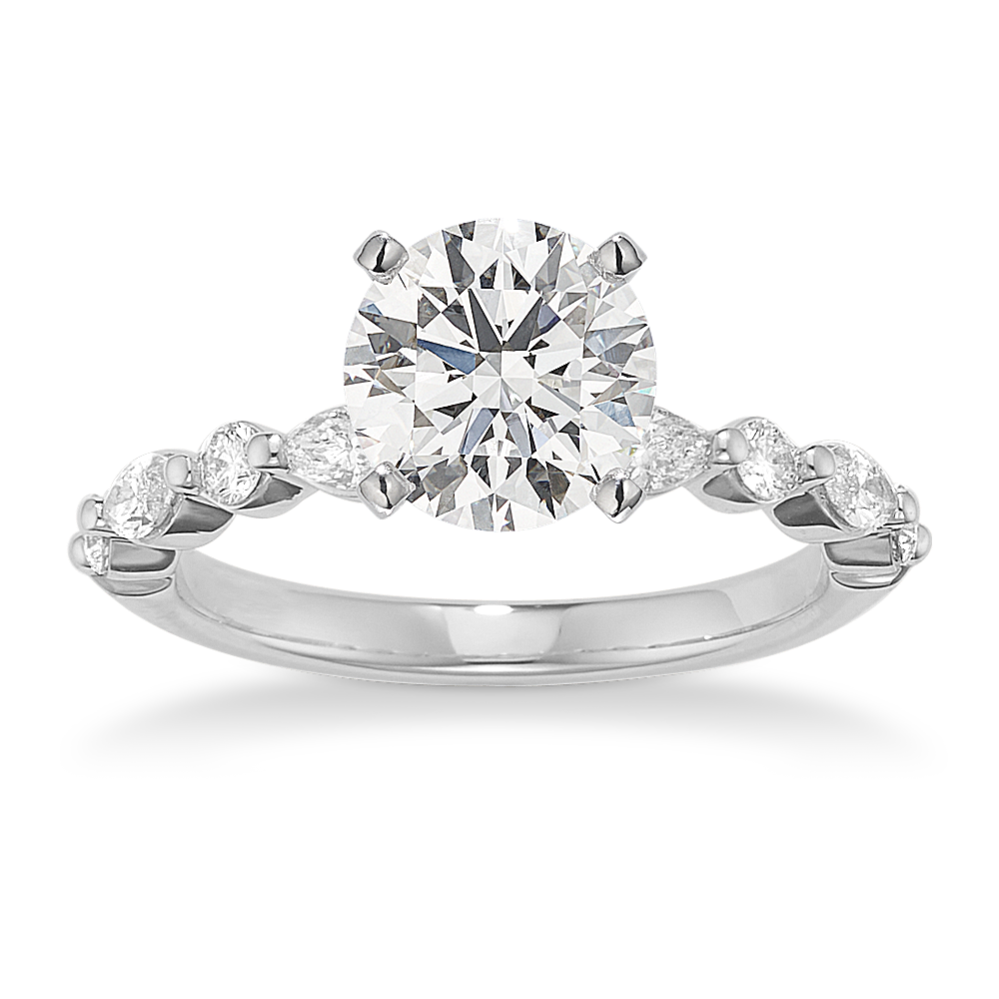 Privet Engagement Ring (1/2 tcw Diamond Accents)