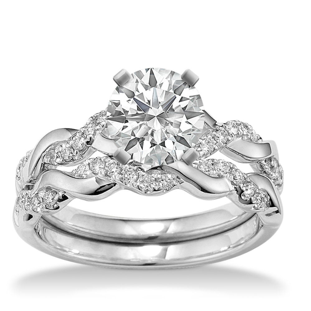 Infinity wedding ring sets top